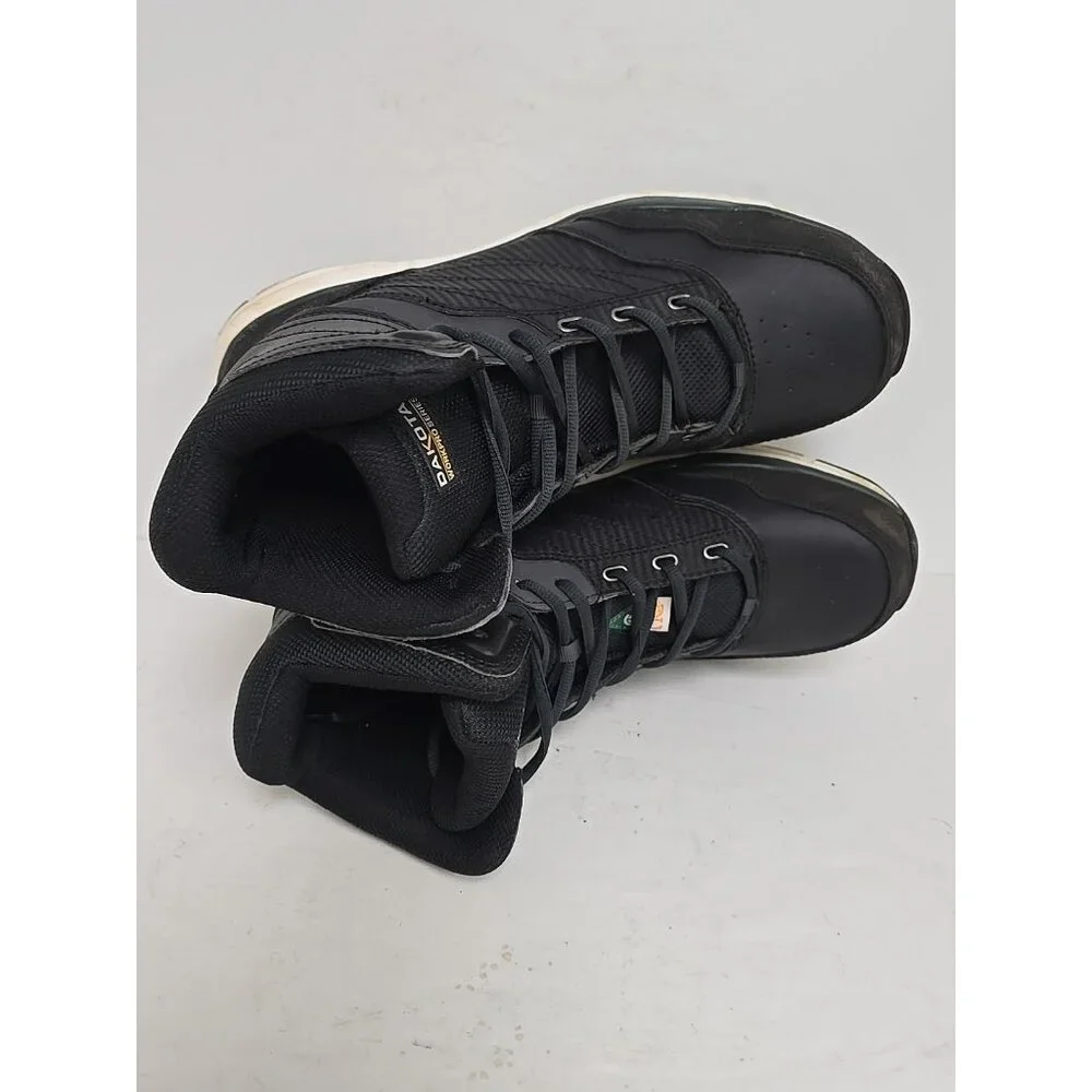 Dakota Men's 3617 Mid-Cut Quad Lite Steel Toe Steel Plate Shoes Black Size 11M